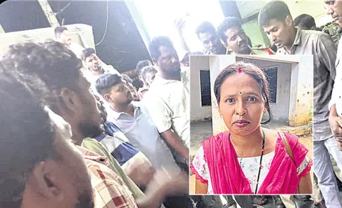 Women Sarpanch Incident In Khammam