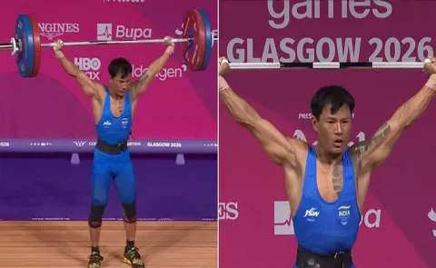 Commonwealth Games 2026: Indias Rishikanta Singh Bags Silver In Weightlifting Men's 60kg7