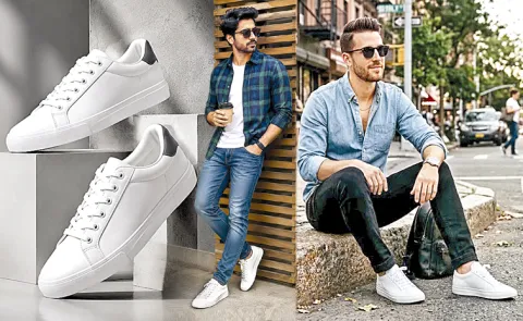 White Sneakers for Men: Stylish Shoes