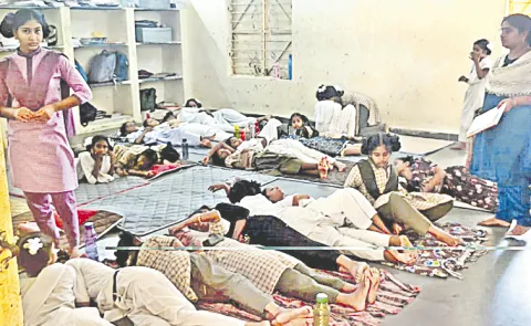 Around 41 students fell ill with suspected food poisoning in Polavaram district