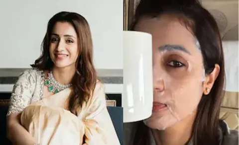 Trisha Krishnan Uses Sheet Masks On Flights Goes Viral13
