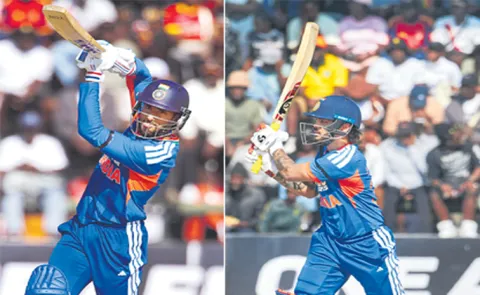  India clinches the T20I series against Zimbabwe