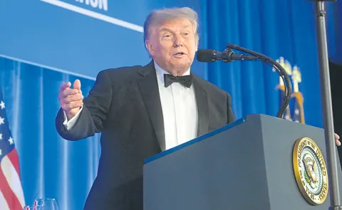 Donald Trump takes swipes at press during White House Correspondents