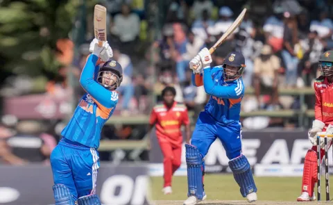 Vaibhav Suryavanshi hits 50 as India thump Zimbabwe in 3rd T206