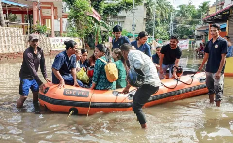 Assam flood death toll rises to 68 And lakhs people affected