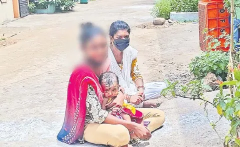 Woman Stages Protest In Front Of Lover's House Konaseema District