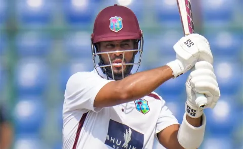 WI VS PAK 1st Test: Hope miss century, pakistan fighting back