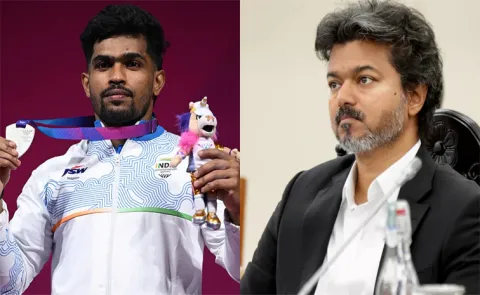 Tamil Nadu Chief Minister Vijay Announces Rs 30 Lakh Reward For Raja Muthupandi After CWG Silver