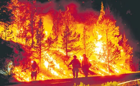 Monster wildfires force 350,000 from homes in France, Spain