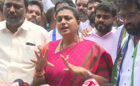 YSRCP RK Roja Fires On Chandrababu And Nara Lokesh