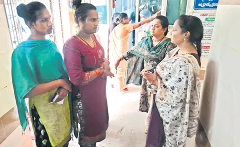 Medical services provided to a new mother amidst police security