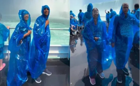  Indian woman in US fulfils dream of taking parents to Niagara Falls