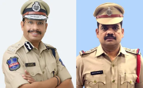 jubilee hills Ci Srinivasa reddy suspended alleged a women harassment