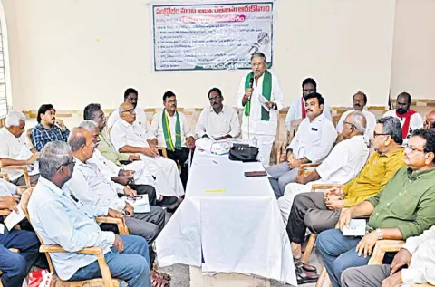 Aqua crisis due to Babu government negligence