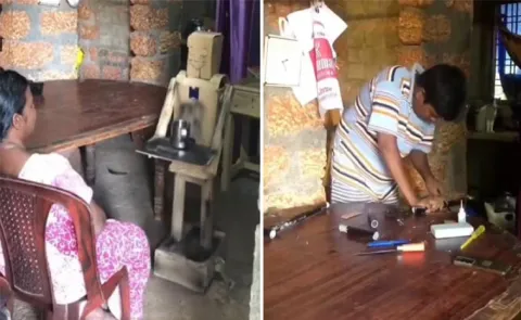 Kerala boy Levin Paulose who built robot from cardboard