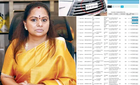 MLC Kalvakuntla Kavitha Violates Traffic Rules