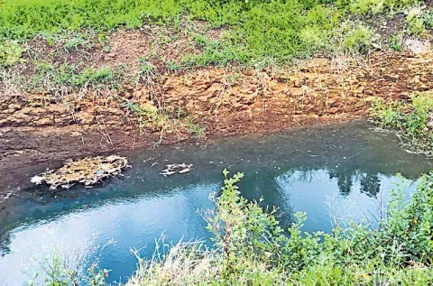 A natural spring well in Medak district