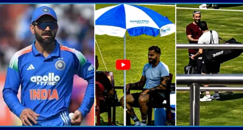 Virat Kohli Spotted Practicing With Sanjay Bangar Ahead of England ODI Series 1