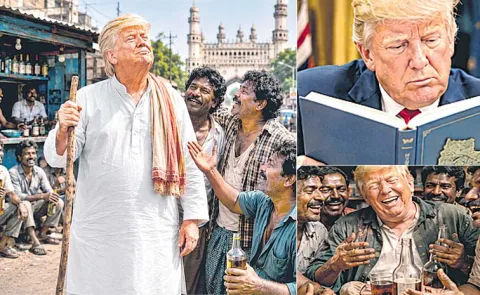 Donald Trump Avenue Is The Name Of A Road In Hyderabad