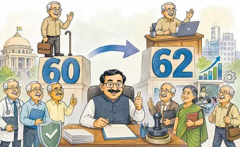 Conditional increase in retirement age