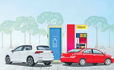 Declining consumption of petroleum products