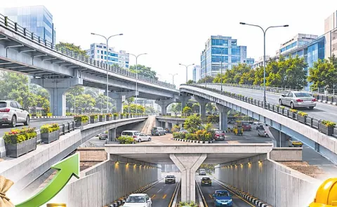 Banjara Hills Road No-3 Traffic Relief Project Hyderabad