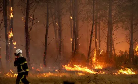 The fires in France and Spain are on an unimaginable scale