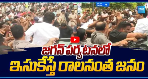 Huge Crowd in YS Jagan Visakha Tour 1