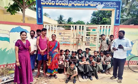 Gara Amballalasa School Protest Drunk Teacher Removal Demanded