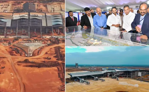 YS Jagan Credit On Bhogapuram International Airport