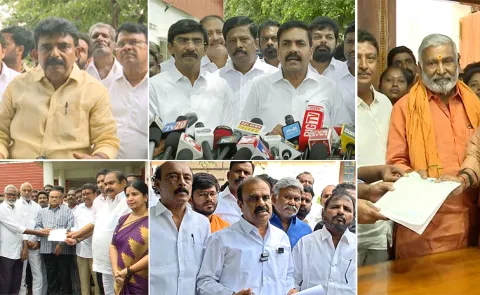 Ysrcp Petitions In District Collectors Across Andhra Pradesh