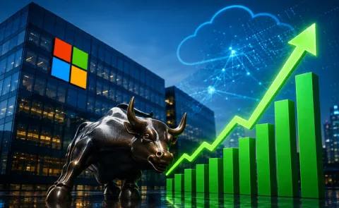 Microsoft 450 Billion One-Day Market Cap Record AI Azure Growth