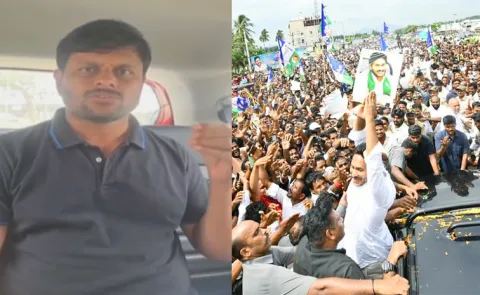 Chintada Ravi Kumar comments on ys jagan srikakulam tour