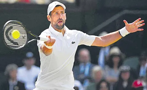Djokovic in Wimbledon pre quarters