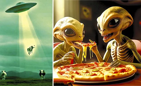 aliens come to Earth: what would they eat