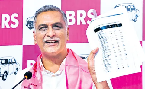 BRS Leader Harish Rao Fires On Congress Govt