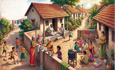 The way people lived in those days
