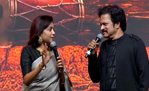 Lenin pre-release event Brahmaji funny warning to Anchor Suma