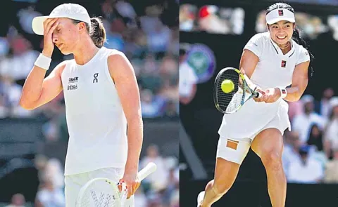 A huge sensation was recorded in the womens singles at Wimbledon