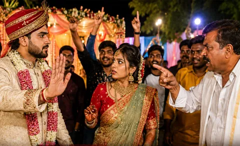 Grooms Stops Bride from Dancing Father Cancels Wedding