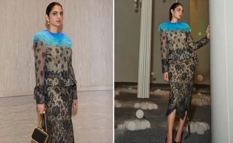 Isha Ambani : Something Blue a Couture Makeover in Custom Schiaparelli