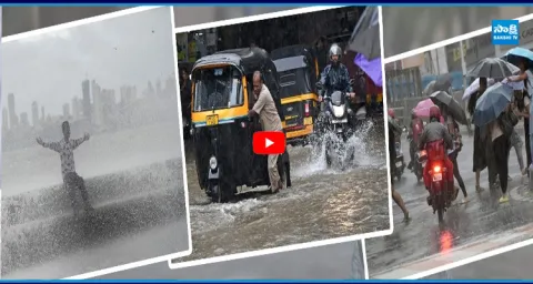 Massive Rainfall In Mumbai-Thane Expressway Closed  1