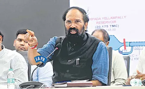 Uttam Kumar Reddy fires on ktr 