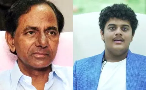 KCR Visits Grandson Himanshu in Hospital After Gym Accident