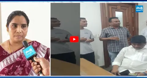 YSRCP Srungarapati Sandeep Kumar Wife Joji Mary About Her Husband Illegal Arrest  1