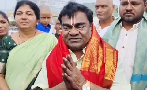 Actor BabuMohan TTD Temple Visit Latest