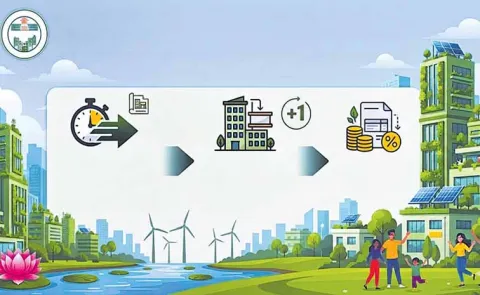 Green buildings are given priority in the draft law