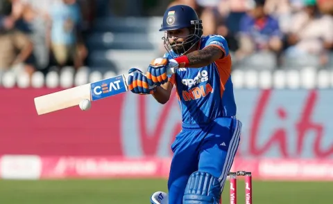 Shreyas Iyer Slams 80 Not Out, India Post 158-7