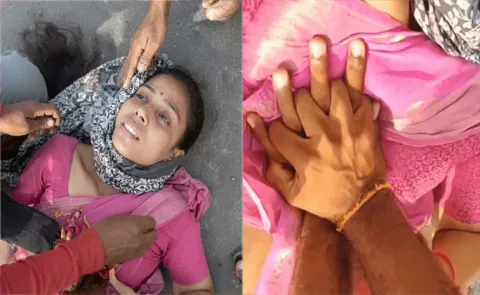 School Teacher Lalitha NH-552 Incident Video Viral