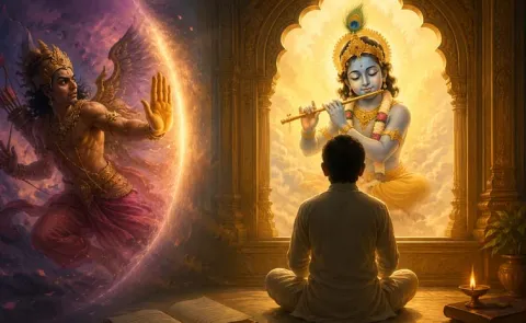Krishna Karnamritam Leelashuka Message On Devotion And Mind